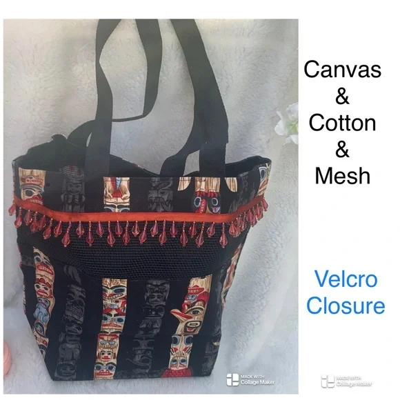 NEW ⭐️ ARTISAN 💼 1 of a Kind, TOTE Totem Pole, quality designed - Picture 4 of 16